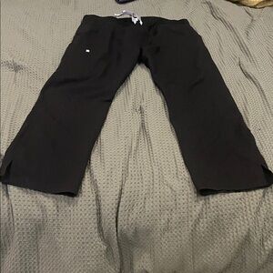 Figs Black Drawstring Pants